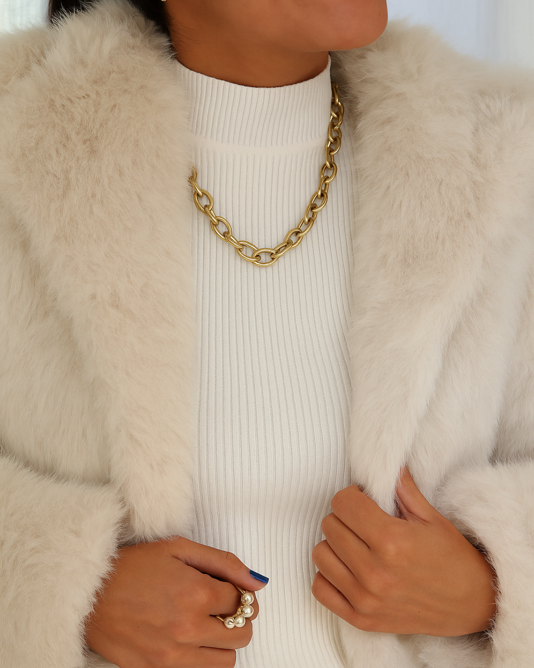 Chunky Gold Chain Necklace