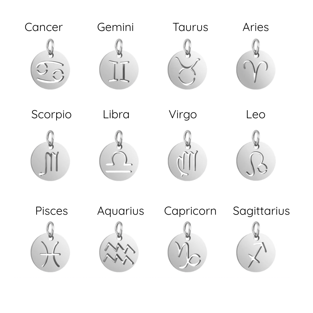 Zodiac Symbol Charm