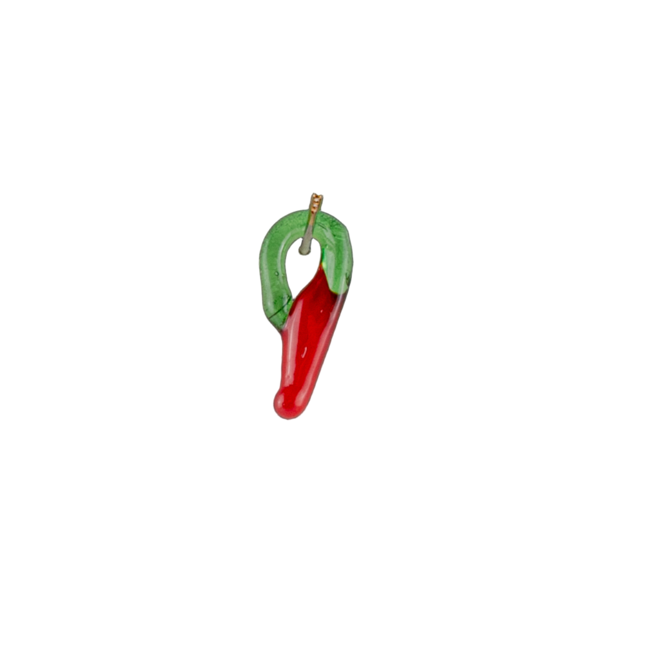Chili Pepper Glass Charm