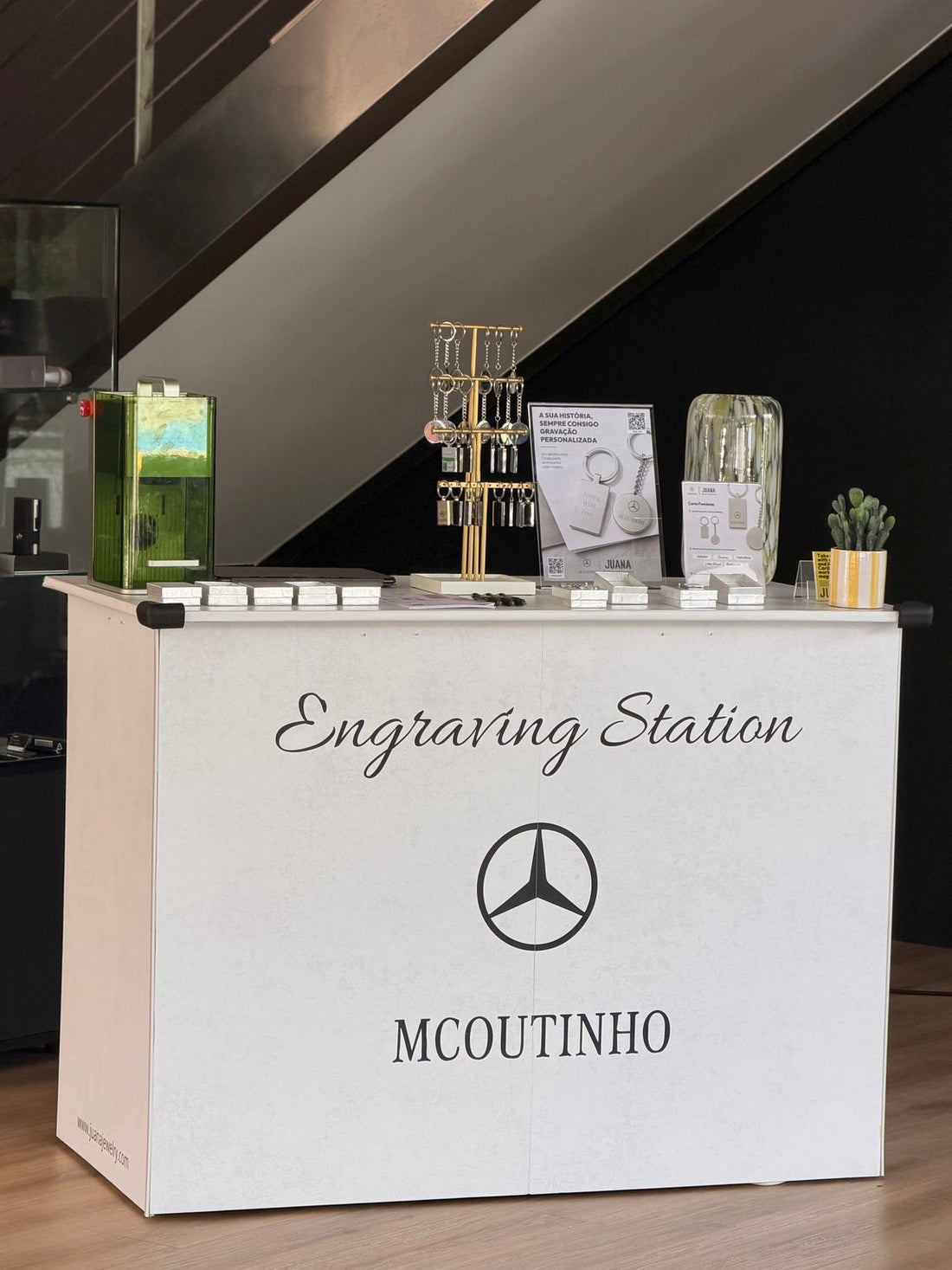Como a Juana levou uma Engraving Station a um evento Mercedes-Benz em Vila Real