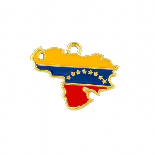 Venezuela Map Charm