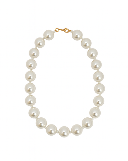 Chunky Pearl Statement Necklace