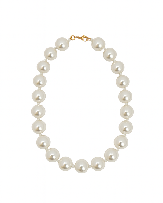 Chunky Pearl Statement Necklace