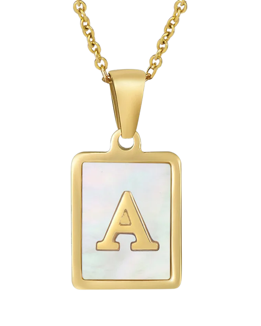 Initial Mother-of-Pearl Necklace