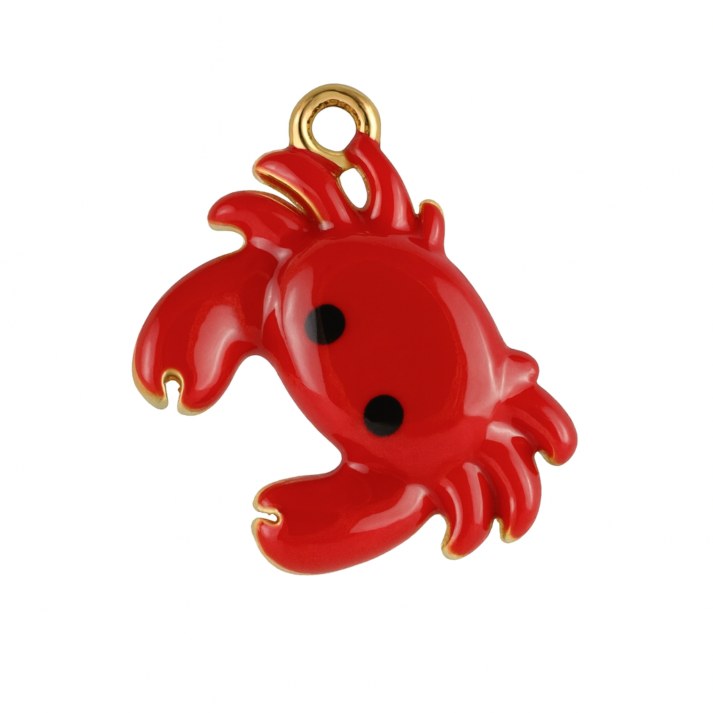 Red Crab Charm