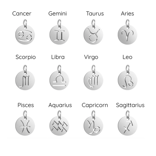 Zodiac Symbol Charm
