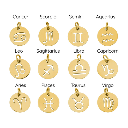 Zodiac Symbol Charm