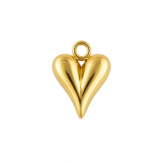Perfect Gold Heart Charm