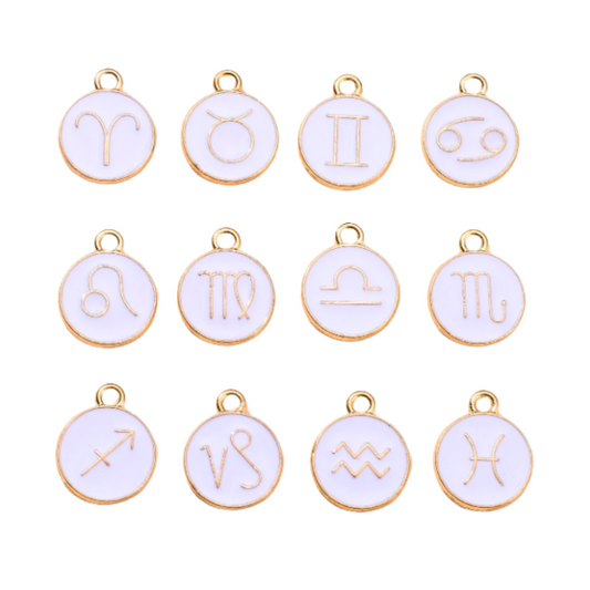 Zodiac Enamel Charm