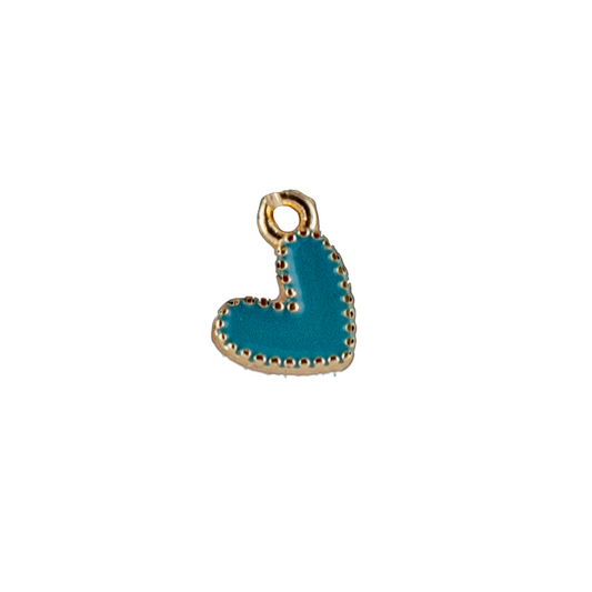Mini Enamel Heart Charm